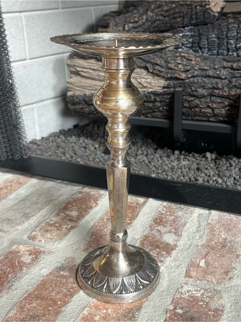 Vintage Silver plated Candlestick